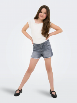 KIDS ONLY denim shorts i grå til piger