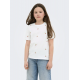 KIDS ONLY T-shirt i hvid med kirsebær til piger