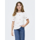 KIDS ONLY T-shirt i hvid med hjerte til piger