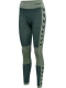 Hummel Clea Seamless Mid Waist Tights i Darkest Spruce Basil Melange til kvinder