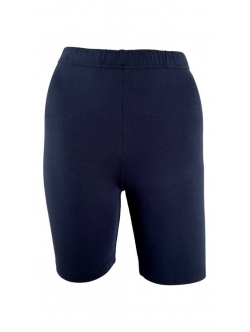 Festival bambus viscose cykelshorts i navy til kvinder