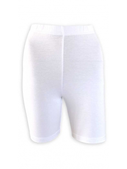 Festival bambus viscose cykelshorts i hvid til kvinder