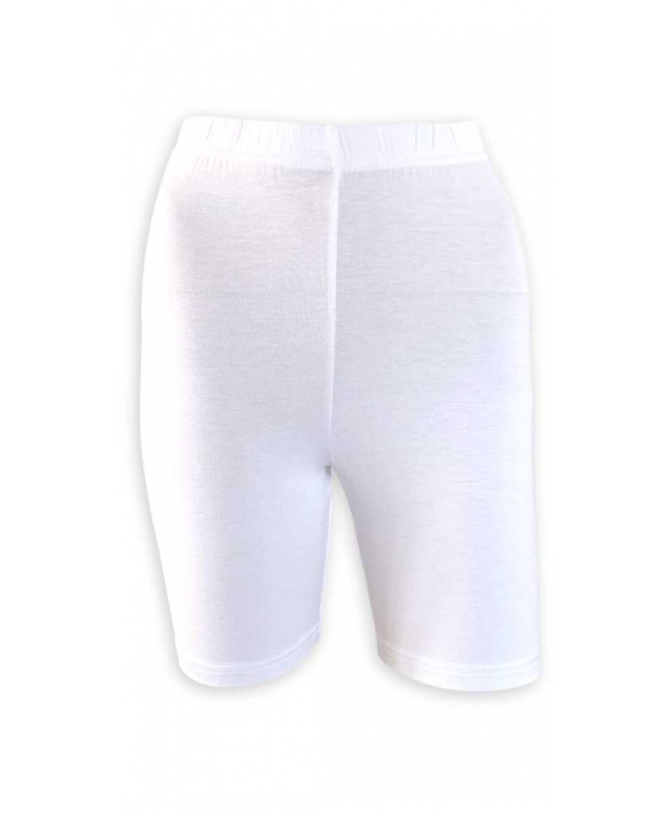 Festival bambus viscose cykelshorts i hvid til kvinder