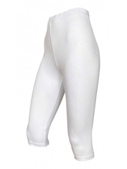 Festival Bambus viscose knickers legging i hvid til kvinder