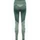 Hummel Clea Seamless Mid Waist Tights i Darkest Spruce Basil Melange til kvinder