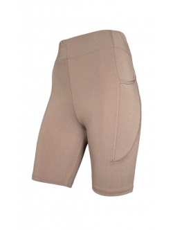 Festival cykelshorts i beige til kvinder