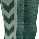 Hummel Clea Seamless Mid Waist Tights i Darkest Spruce Basil Melange til kvinder