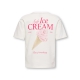 KIDS ONLY KOGHELEN t-shirt i hvid Icecream til piger