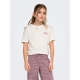 KIDS ONLY KOGHELEN t-shirt i hvid Icecream til piger
