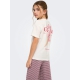 KIDS ONLY KOGHELEN t-shirt i hvid Icecream til piger