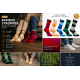 IZ Sock Copenhagen 5-pak bambusstrømper med brede striber – størrelser 38–40, 41–43 og 44–46