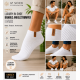 iZ Sock Copenhagen In-Shoe bambus-ankelstrømper i hvid – str. 38–40, 41–43, 44–46 og 48–50