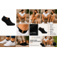 Iz sock Copenhagen unisex luxury in-shoe bambus ankelstrømper i sort