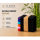 IZ Sock Copenhagen 6pak bambus ankelstrømpe med forskellige farvet hæl og tå