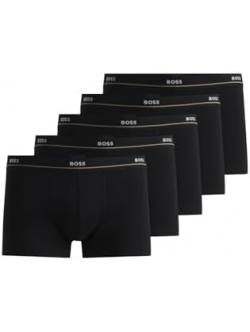 BOSS 5pak Essential boxer brief i sort til herre
