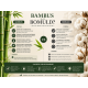 Bambus pudebetræk - 100% Naturligt bambus - 60x63 cm - Blåt, jacquardvævet hovedpudebetræk med striber