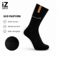 iZ Sock bomuldsstrømper i sort ( NY KOLLEKTION )