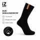 iZ Sock bomuldsstrømper i sort ( NY KOLLEKTION )