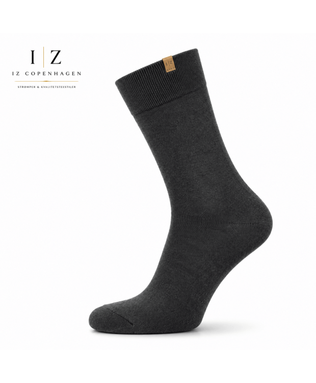 iZ Sock Copenhagen Luxury bambusstrømper  -  mørkegrå  -  unisex