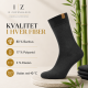 Iz sock Copenhagen luxury bambusstrømper i mørkegrå