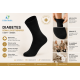 Kilde® Comfort & Diabetes, bomulds ankel strømper i sort. Unisex