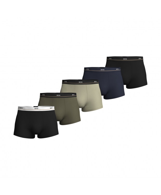 BOSS 5pak boksershorts/underbukser i forskellige farver til herre