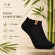 Iz sock Copenhagen unisex luxury in-shoe bambus ankelstrømper i sort