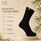 Iz sock Copenhagen luxury bambusstrømper i sort