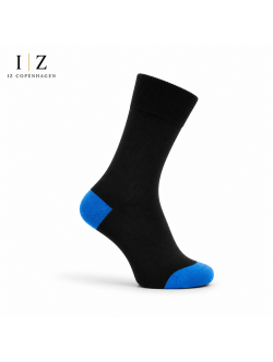 iZ Sock - bambusstrømper i sort og blå . Unisex