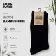 Jack & Jones 5pak bambusstrømper i sort til herre