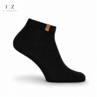 Iz sock Copenhagen klassiske luxury bambus ankelstrømper i sort