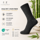 Iz sock Copenhagen premium uld strømper i mørkegrå | Ultra Soft