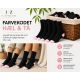 iZ Sock bambusstrømper i lyserød hæl og tå til unisex