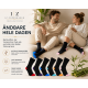 iZ Sock 6pak bambusstrømper med forskellige farvet hæl og tå til unisex