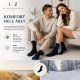 iZ Sock Copenhagen marineblå bambusstrømper unisex – 35–37, 41–43 og 47–49