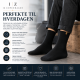 iZ Sock - Bomuldsstrømpe i sort . Unisex