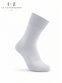 iZ Sock - 5 pak bambusstrømper i lysegrå. Unisex
