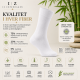 iZ Sock - bambusstrømper i hvid. Unisex