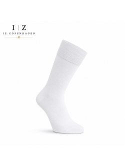 iZ Sock - bambusstrømper i hvid. Unisex