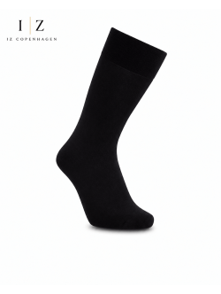iZ Sock bambus & uld strømpe i sort til unisex