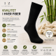 iZ Sock bambus & uld strømpe i sort til unisex