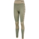 Hummel CLEA Seamless Mid Waist Tights i Vetiver Melange til kvinder