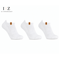 iZ Sock 3pak bomuld ankelstrømper i hvid ( NY KOLLEKTION )