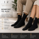 iZ Sock Copenhagen sorte Luxury bomuldsstrømper unisex – aktive størrelser 35-49