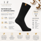 iZ Sock Copenhagen sorte Luxury bomuldsstrømper unisex – aktive størrelser 35-49