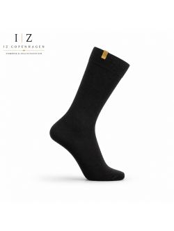 iZ Sock Copenhagen sorte Luxury bomuldsstrømper unisex – aktive størrelser 35-49