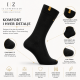 Iz sock Copenhagen luxury bomuldsstrømper i sort