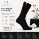 Iz sock Copenhagen luxury bomuldsstrømper i sort