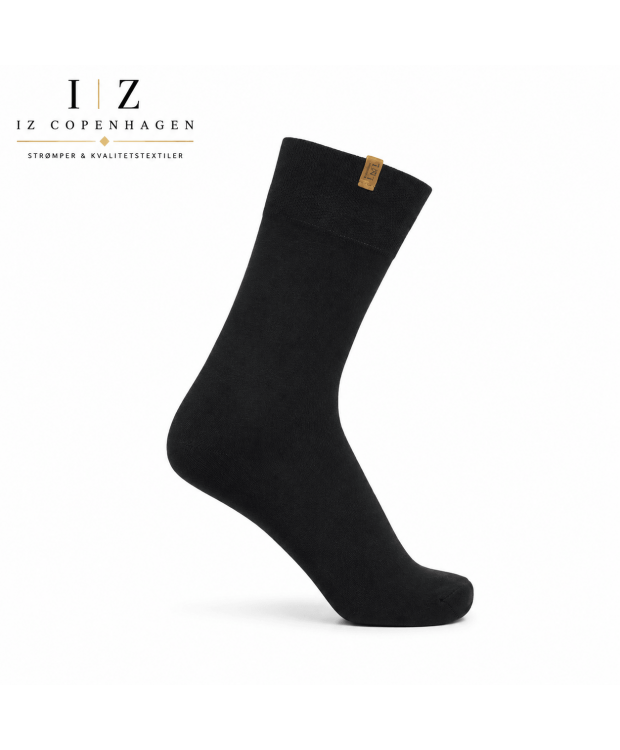 iZ Sock Luxury bambusstrømper sort til børn  -  23 - 34