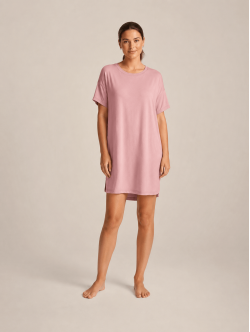 JBS of Denmark Women oversized bambus T-shirt i rose - OUTLET str. XS-L
